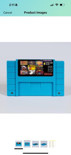 NEW Brand: Generic 121 in 1 Multi Game Cartridge for SNES - 16Bit Classic Game Consoles