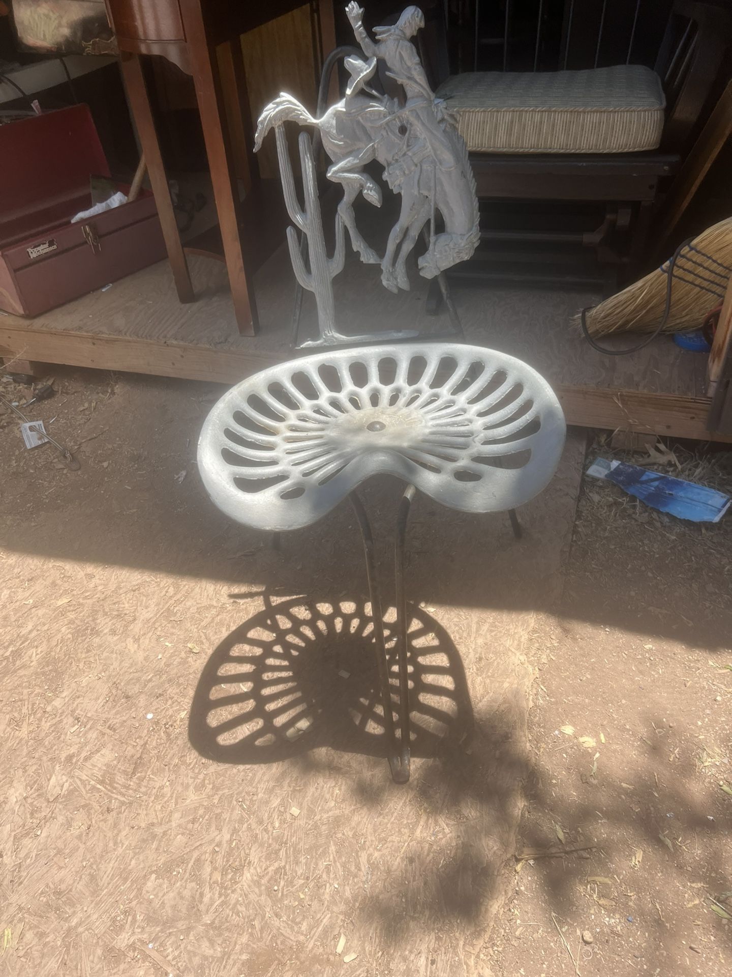 Nice metal western style chair