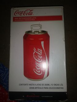 Coca cola mini fridge new 50.00 cash