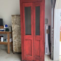 Wooden Telephone Booth