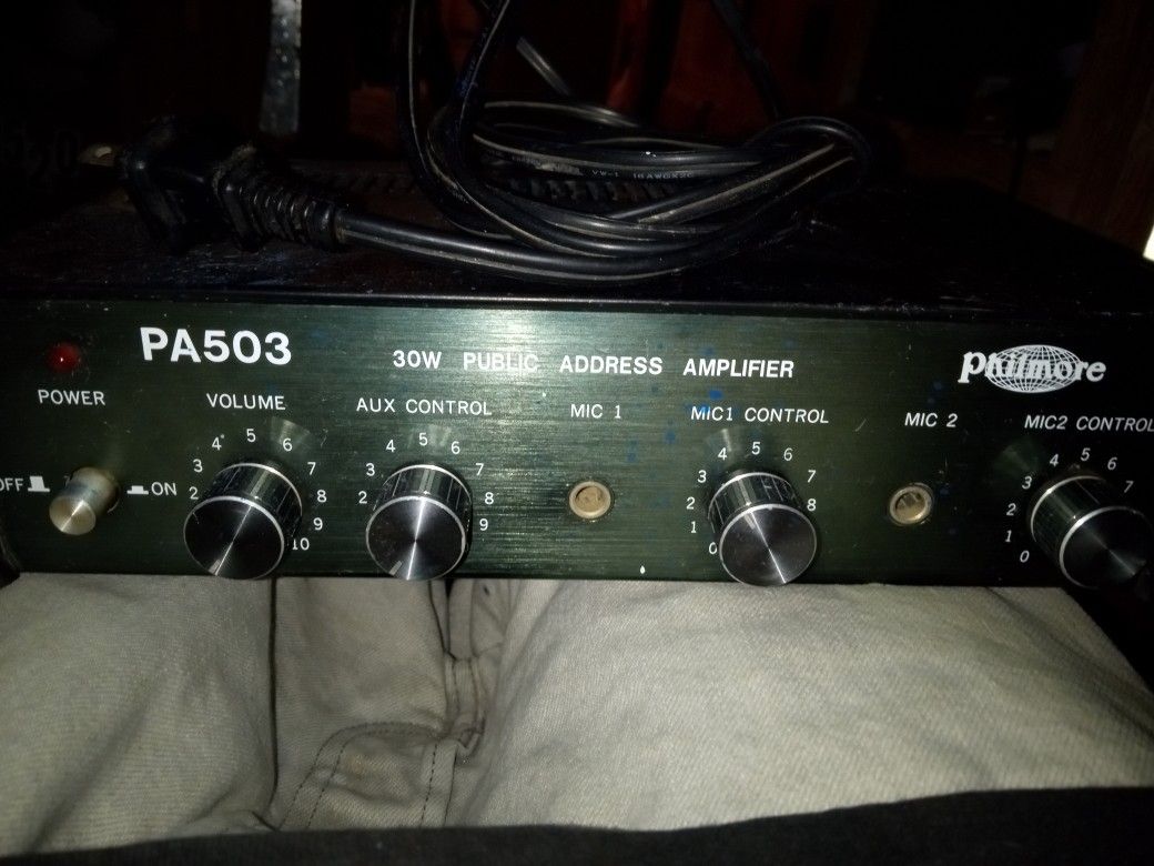 Philmore 30W Public Address Amplifier PA 503