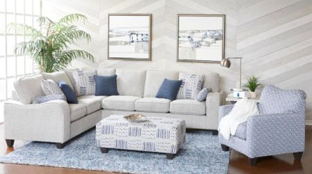 Comfortable and cozy sectional on promotion