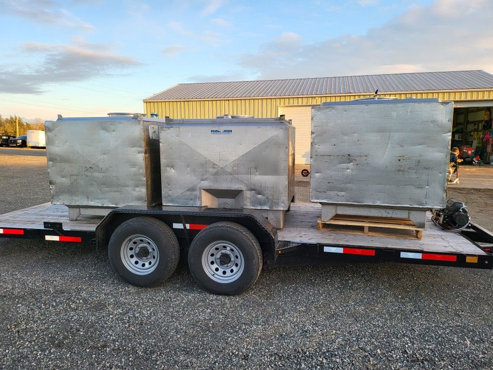 450 Gallon Stainless Steel Tanks Double Walled Insulated