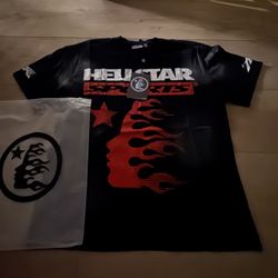 Black And Red Hellstar Shirt XL
