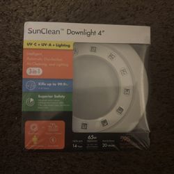 4 Inch Recessed Lighting with UVC Disinfection System  Brand new, sealed 
