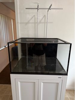 Innovative Marine Nuvo Fusion EXT 50 Gallon Aquarium with APS Stand Eshopps Sump Heater Etc