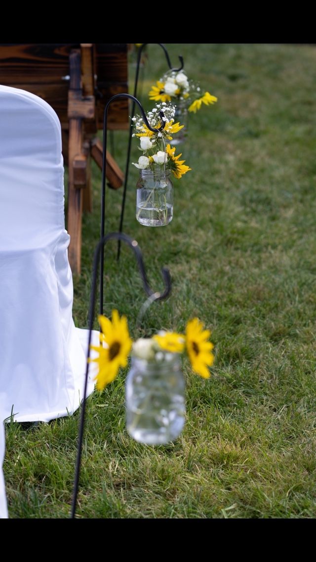 Wedding Mason Jars And Hooks. Plus Signs
