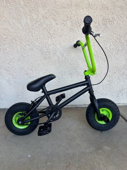 Genesis Transit BMX Bike fat boy bmx bike Black Green Freestyle Bicycle