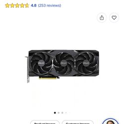 GPU PNY GeForce RTX 5080 OC 16GB 256-Bit GDDR7 DLSS 4 PCI Express 5.0 x16 Graphics Card VCG508016TFXPB1-O