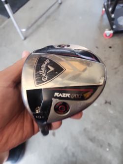 Used Callaway razr fit 10.5 head & ping iron heads 4.8.9 left handle