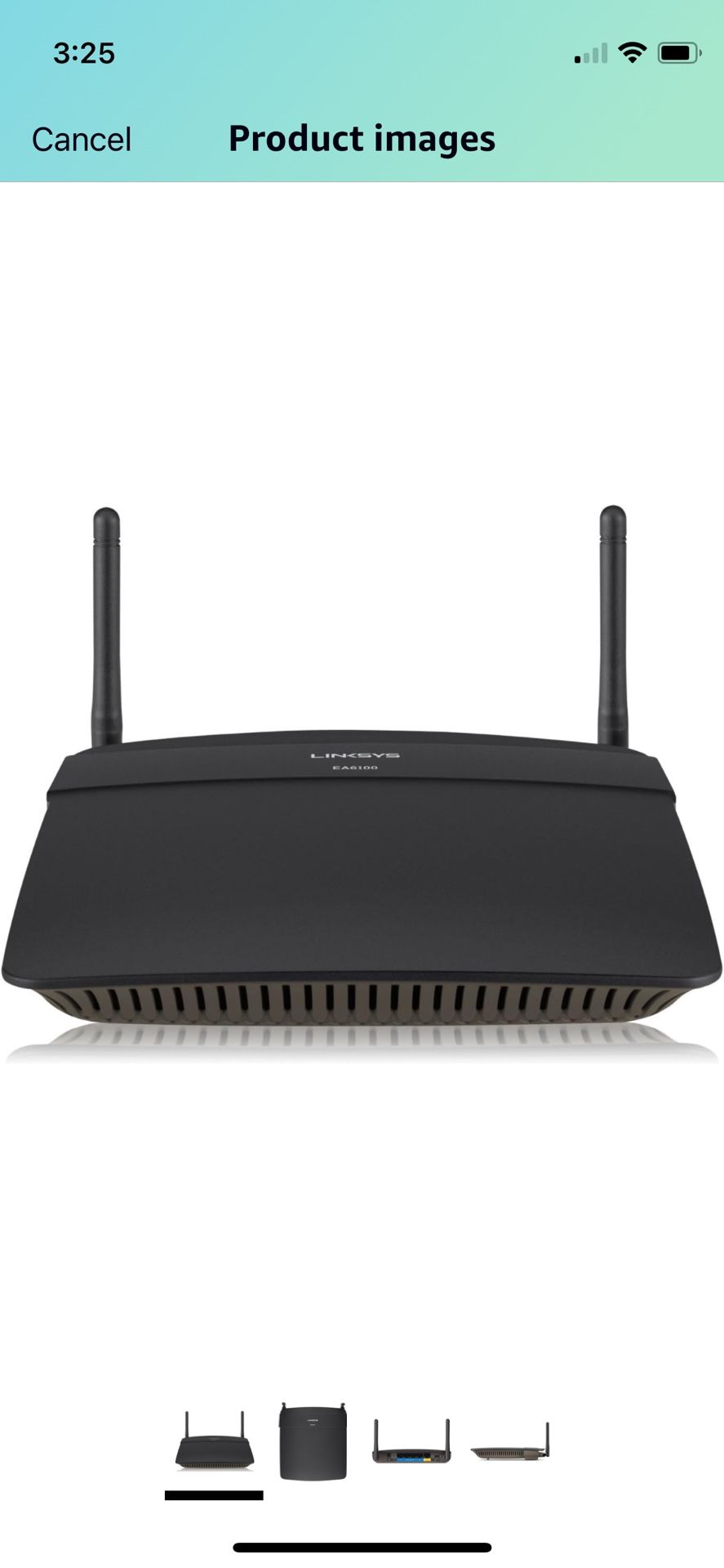 New And Sealed-Linksys AC1200 Wi-Fi Wireless Dual-Band+ Router, Smart Wi-Fi App Enabled to Control Your Network from Anywhere (EA6100)