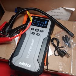 Portable Jump Starter with air compressor 5000A