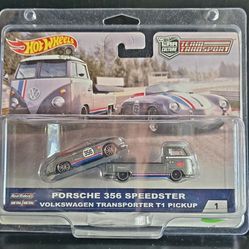 Hot Wheels #1 Porsche 356 Vw Team Transporter 