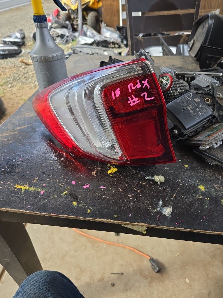 2015 2016 2017 2018 Acura RDX Driver Left Side LH Tail Light Lamp OEM