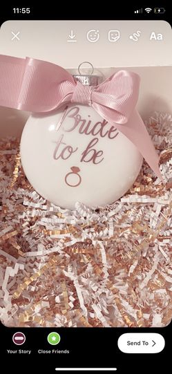 Bride to be ornament