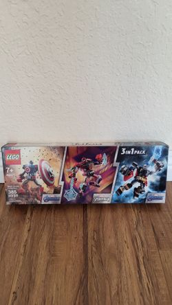 66671 LEGO Super Heroes Marvel Tri-Pack: Thor, Captain America, & Spiderman New ( PRICE FIRM!)