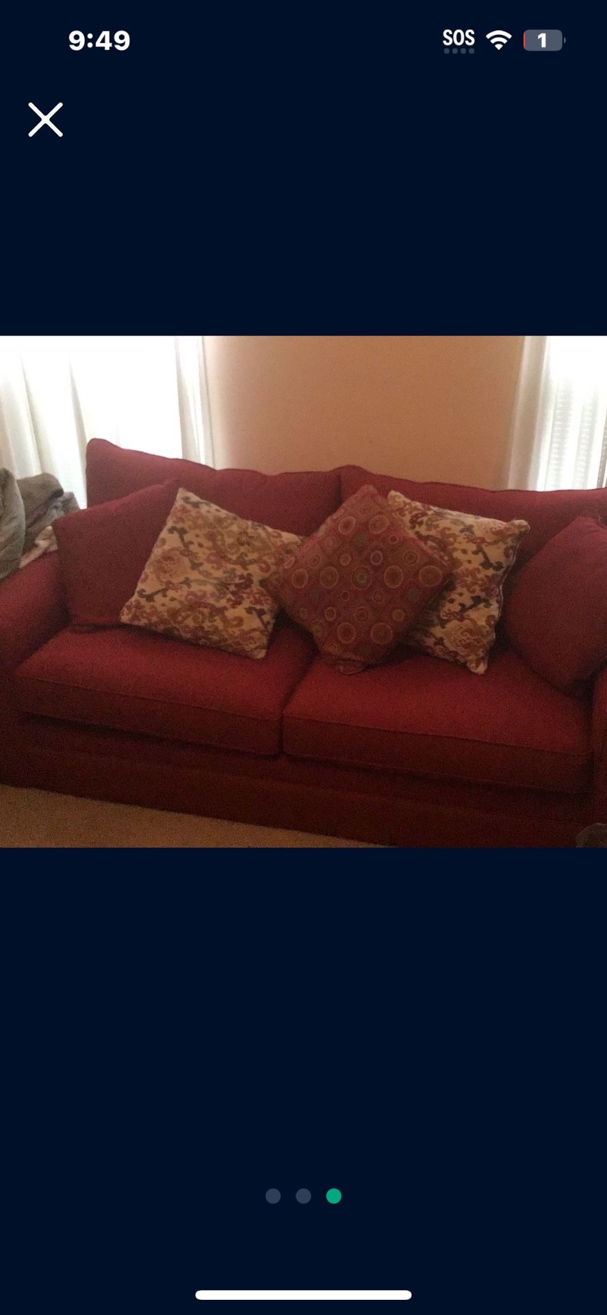 Sofa- Sleeper, Never Used!