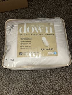Charter Club White Down Lightweight Full / Queen Comforter