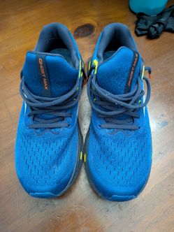 Brooks Ghost Max Men’s 10.5 Running Shoes Blue Navy – Cushioned Sneakers