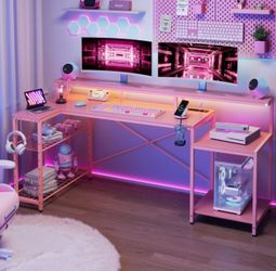 Pink Game/Work/Study Desk