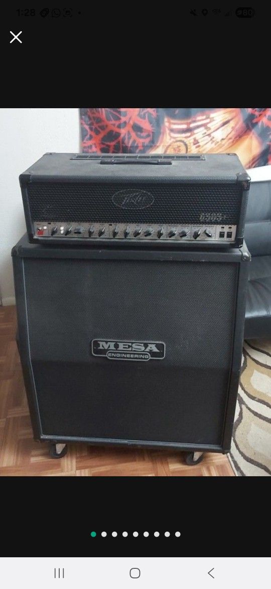 Guitar Peavey Head + Mesa Cabinet