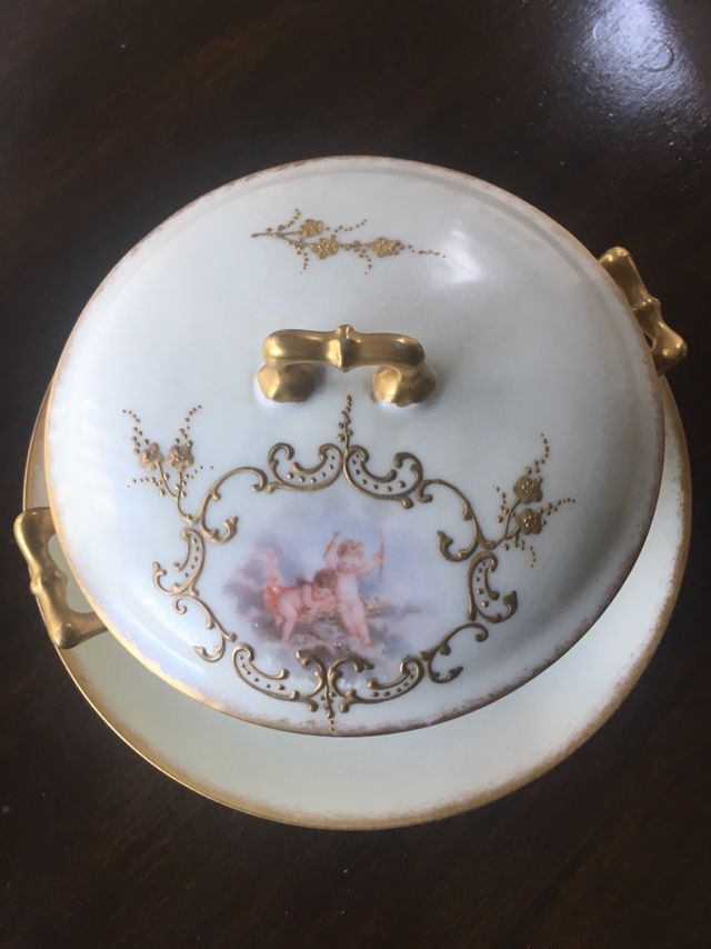 Rare Limoges Vintage Sugar Bowl