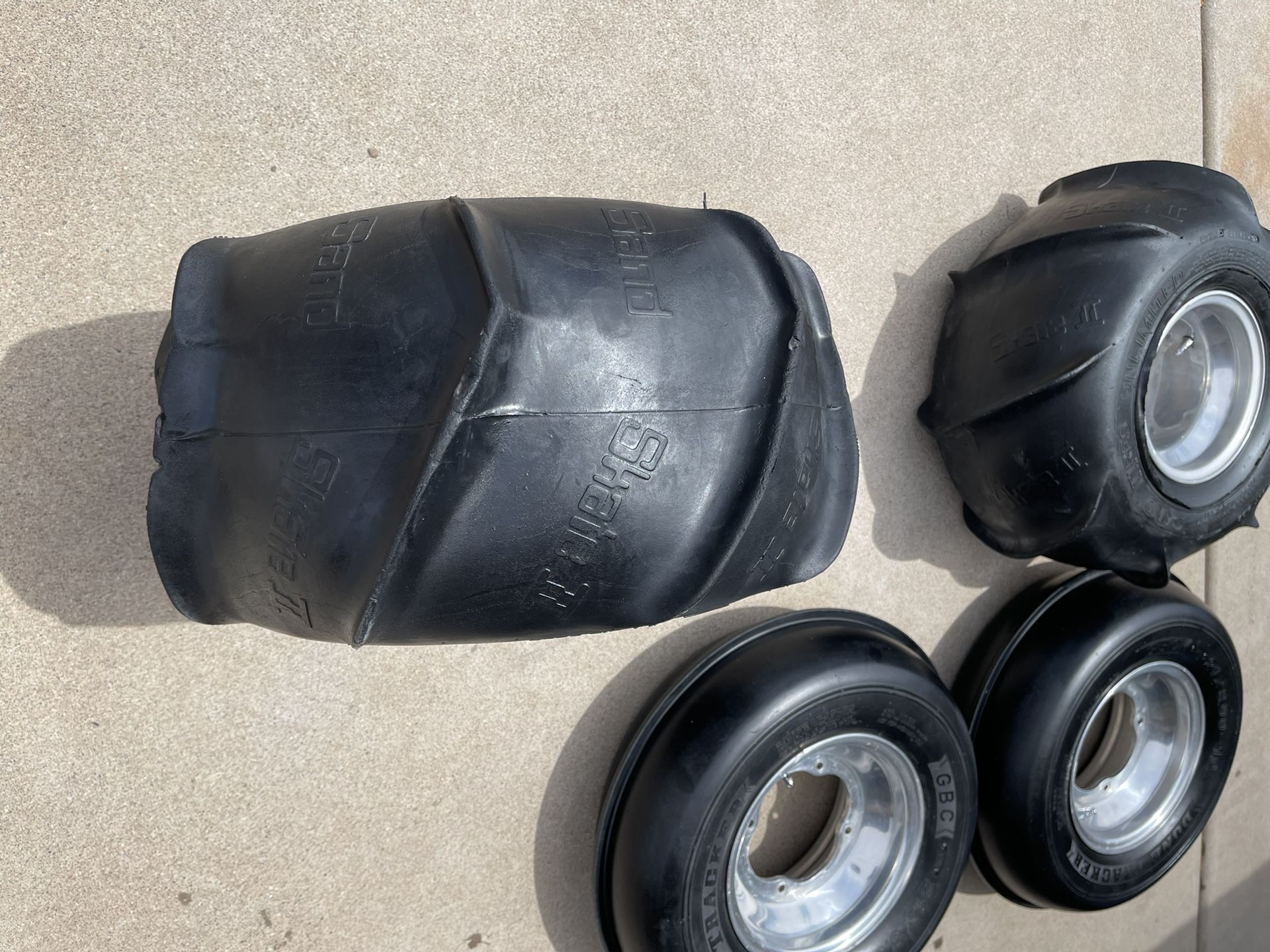 Atv Paddle Tire Set
