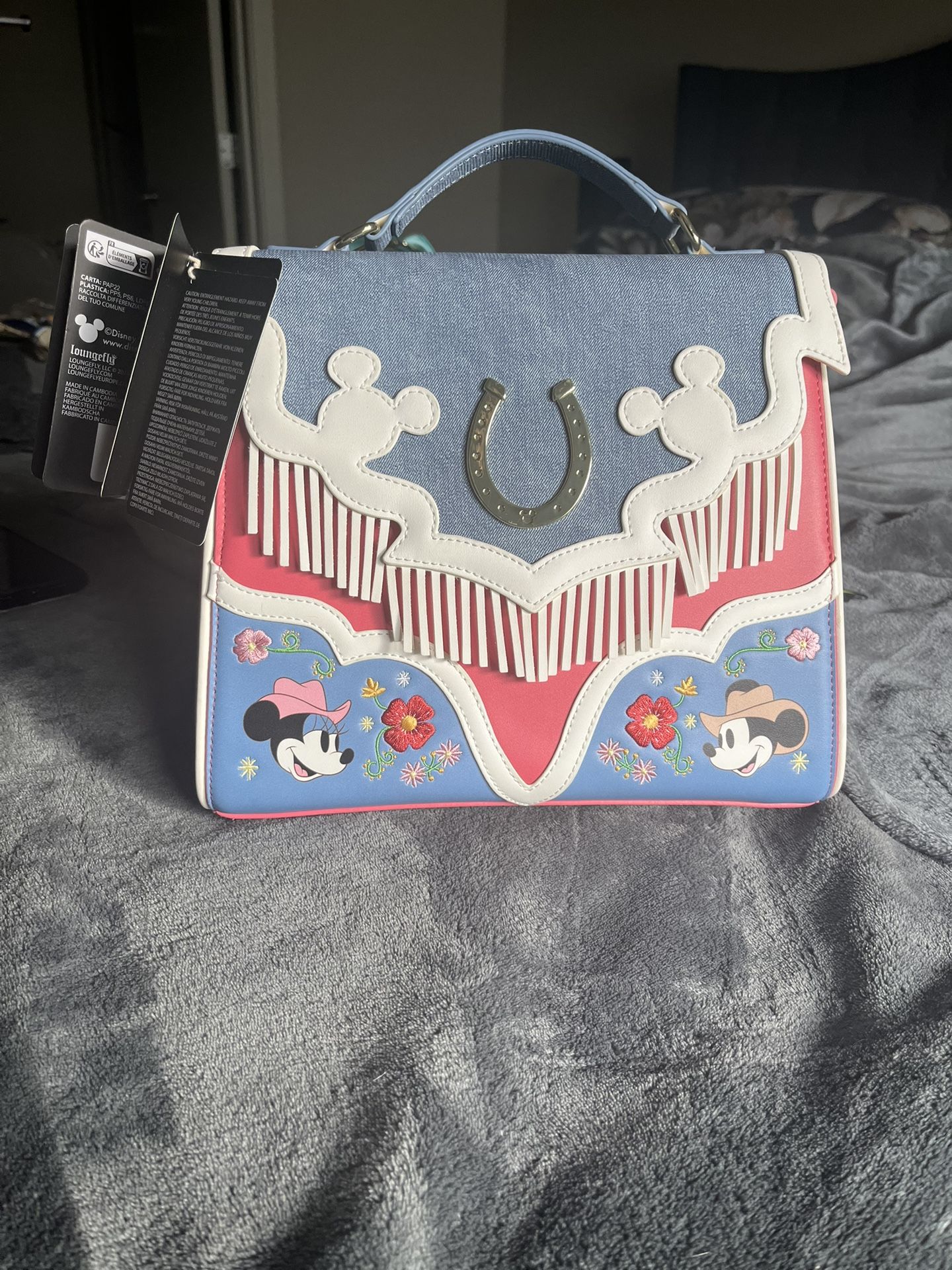Minnie & Mickey Loungefly Cowboy Crossbody