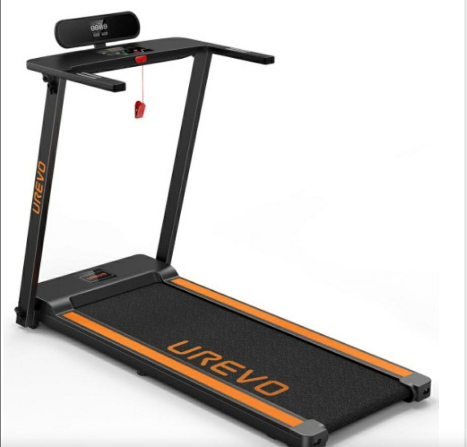 UREVO Foldi Mini Compact Folding Treadmill URTM006 – Needs Belt Alignment + Oil Included – Norwalk Pickup Only