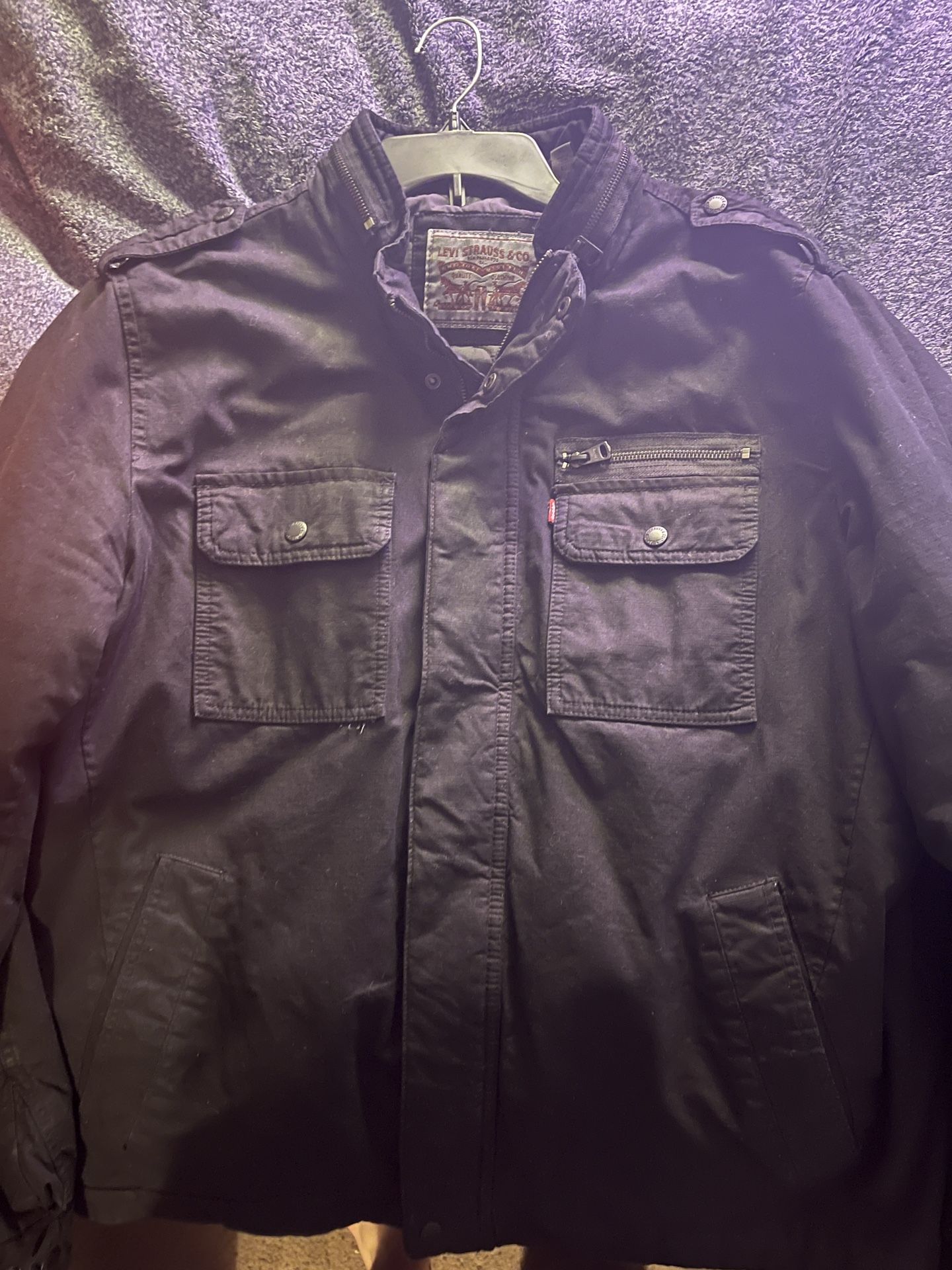 Black Levi's Strauss Jacket - Men's
