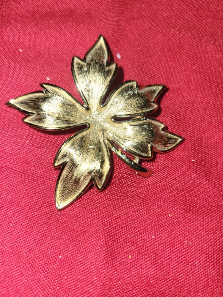 Women's Goldtone Metal Flower Brooch