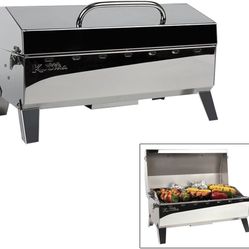 New Kuuma Stow N' Go 160 Gas Grill with Igniter and Thermometer, Open Box, Untested !! 