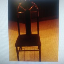 Each 4 Gold Arched Black Dining Chairs Padded Seats