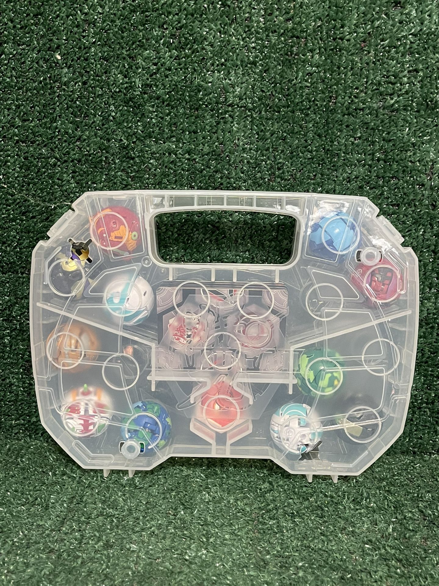 BAKUGAN FIGURES MIXED LOT OF 11,+ Cards 2 Magnetic Cards Plus Case. Fast Ship!