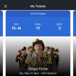 Grupo Firme Ticket