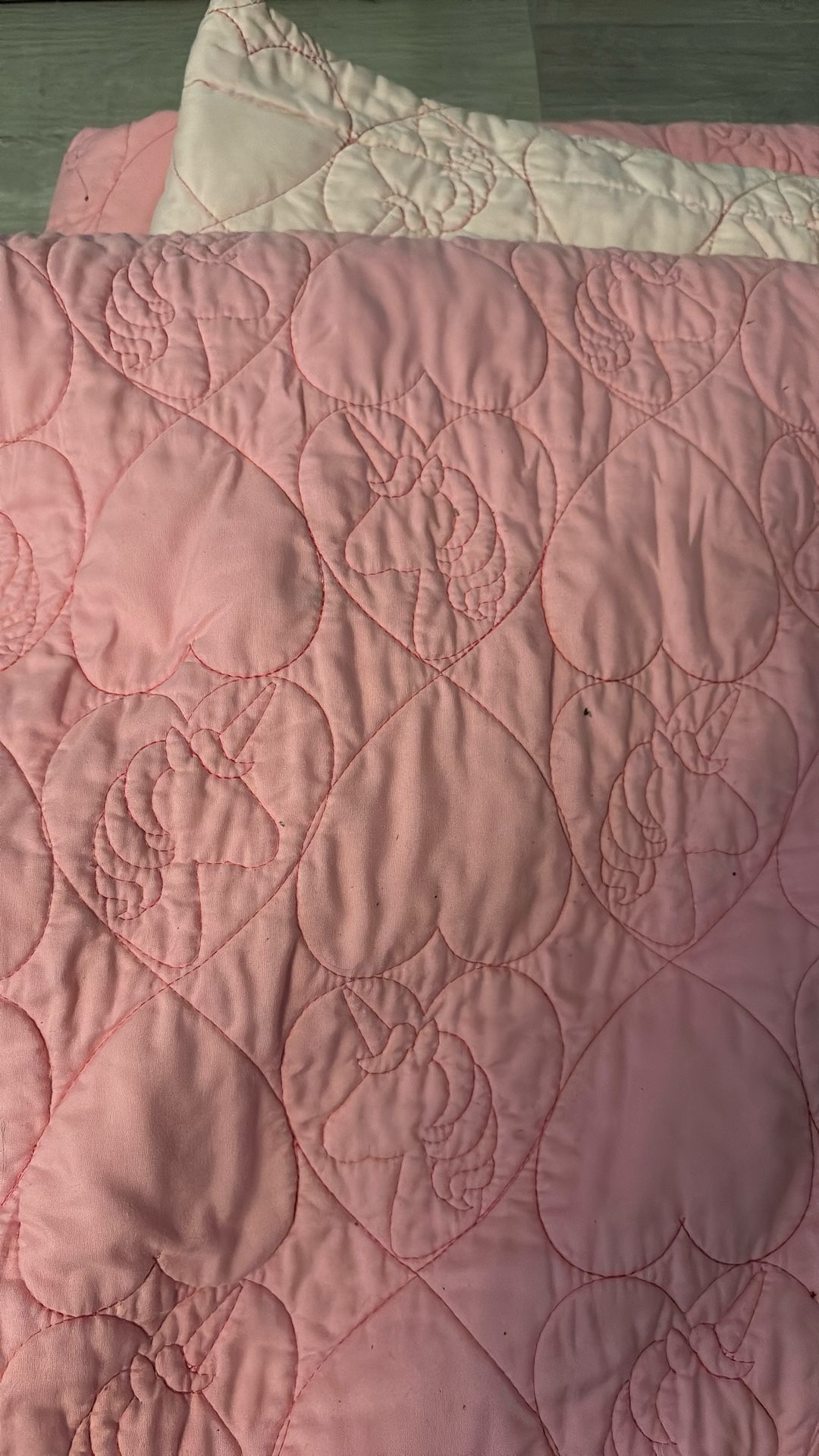 Two Twin Bed Sets Of Comforter And Pillow Cover