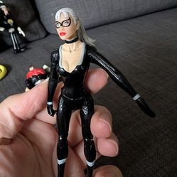 Vintage 2007 Hasbro Black Cat Spiderman Action Figure