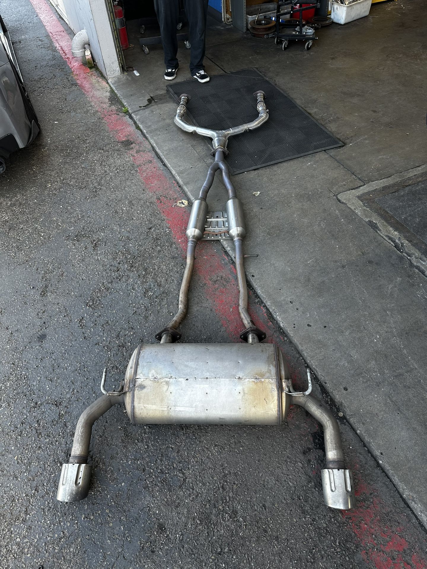 Q50 Stock Exhaust