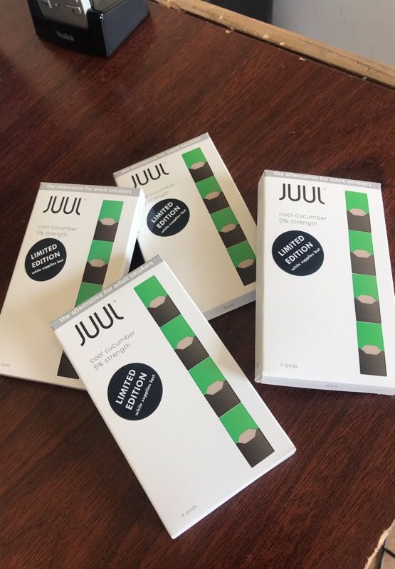LIMITED EDITION CUCUMBER JUUL PODS!!!