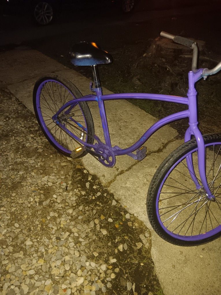 Purple Beach Cruiser