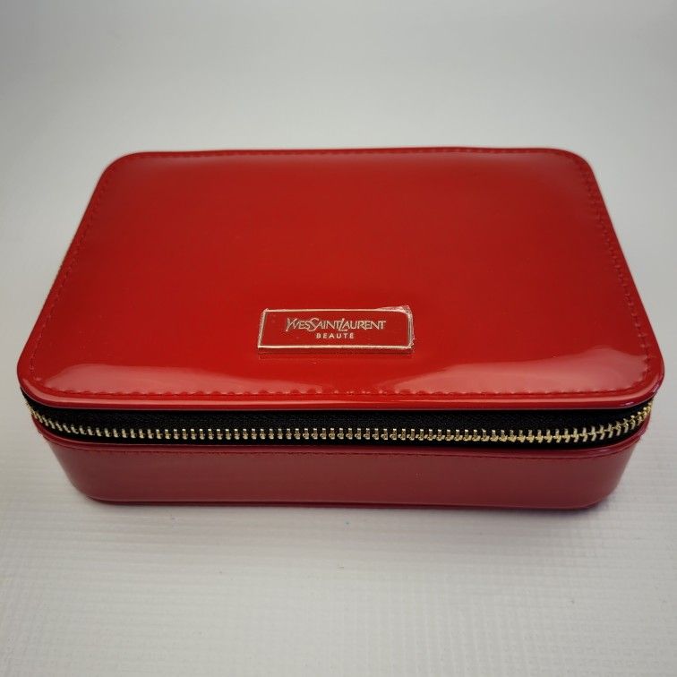 Yves Saint Laurent Beauté Red Vanity Case 6.25 "×4.25"×1.75"