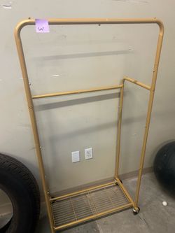 Gold studio rack