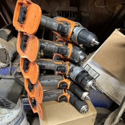 Rigid Tools With Or Without Batteries 