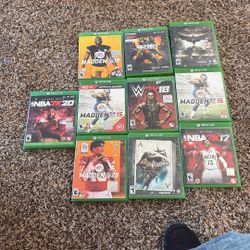 Xbox one games and a Xbox 