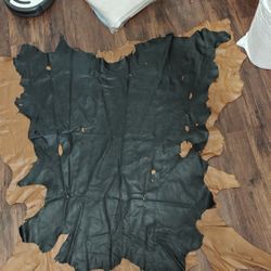 Raw Sheep Skin Leather Material 