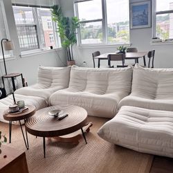 Togo-Style Couch Set – 6 Pieces 
