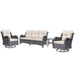 Brand New Patio Set Patio Outdoor Furniture Brand New Outdoor Seating Swivel Rocking Chair Set New 