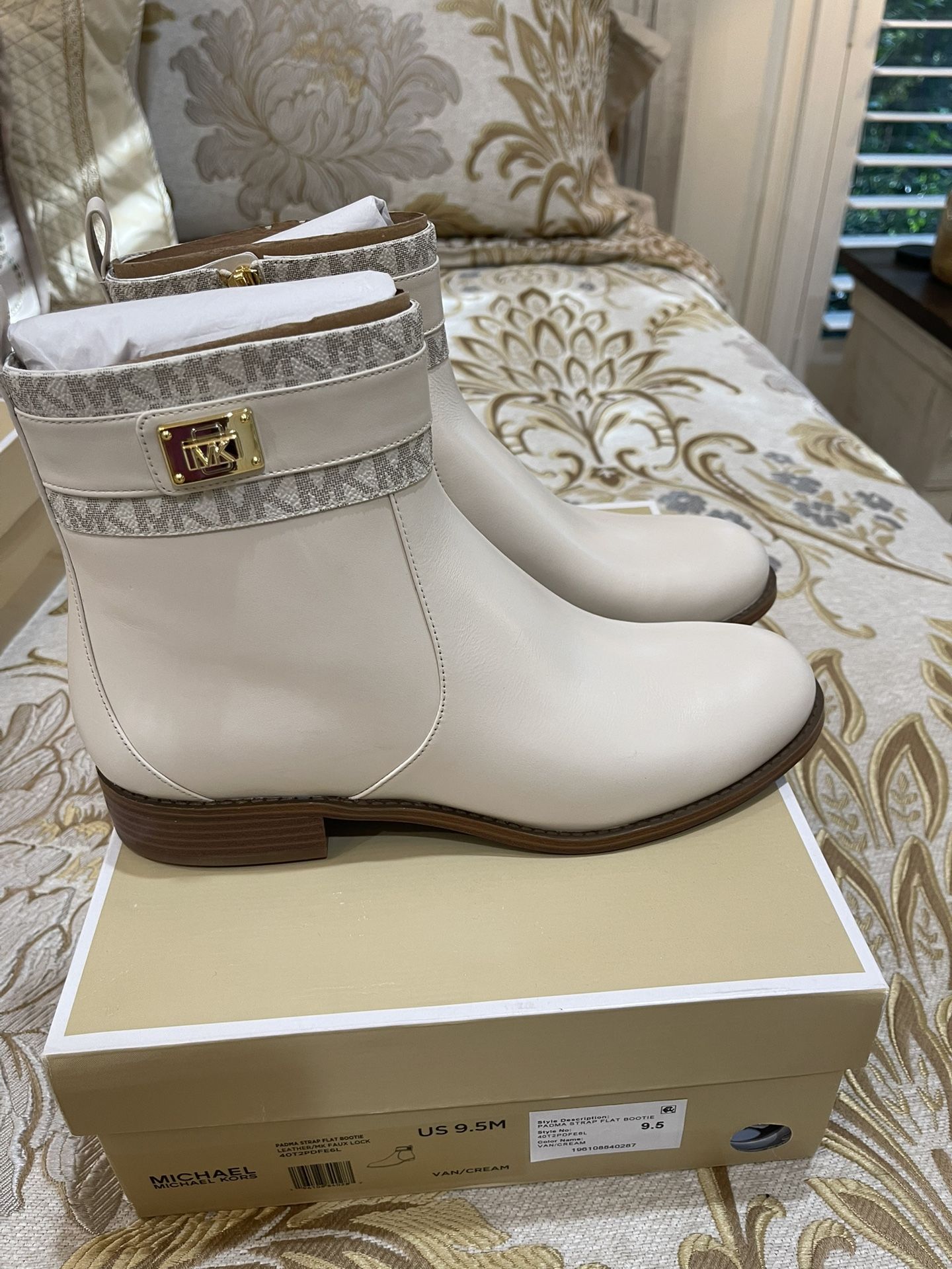 Michael Kors Padma Strap Flat Bootie