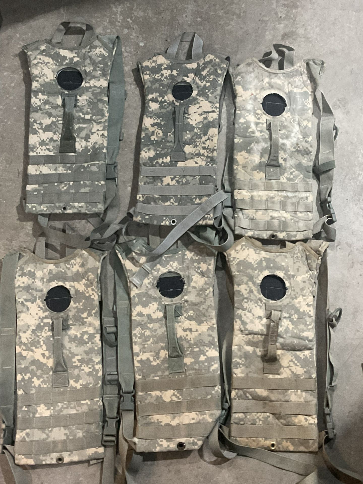 25 Military Hydration Carriers USGI in ACU DIGITAL Camo