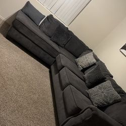 gray sectional couch